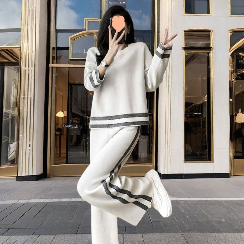✨ Ensemble Deux Pièces Chic & Moderne – Pantalon Large & Haut Tendance ✨