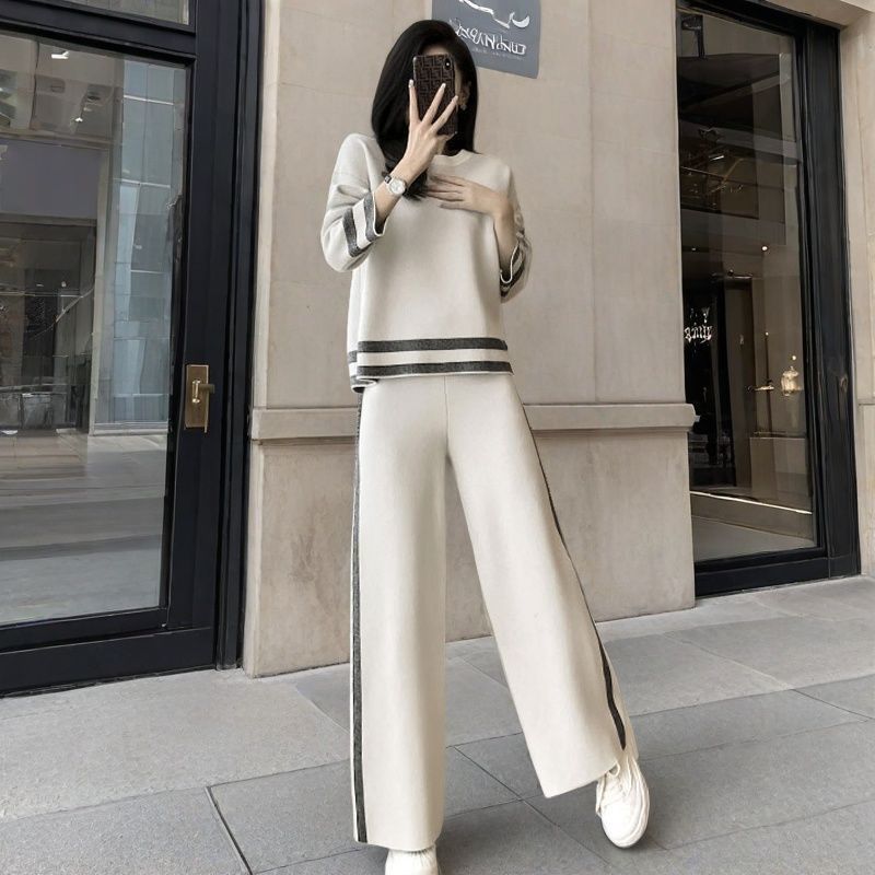 ✨ Ensemble Deux Pièces Chic & Moderne – Pantalon Large & Haut Tendance ✨