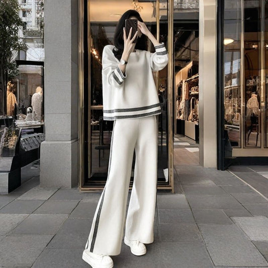 ✨ Ensemble Deux Pièces Chic & Moderne – Pantalon Large & Haut Tendance ✨